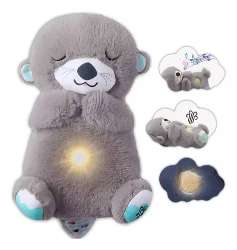 Peluche Nutria Dormilón - Celeste